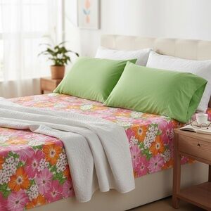 Vintage 1971 - 1976 Wabasso “Martinique” 100% Cotton Double Flat Sheet